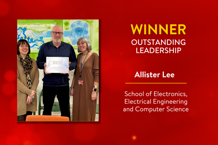 A picture of Allister Lee, an outstanding leader.